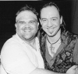 Stevie & W.A. Williams backstage, Nashville, TN June 1990